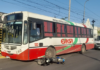Accidente en San Nicolás: Colisión entre un Colectivo, un Auto y una Moto